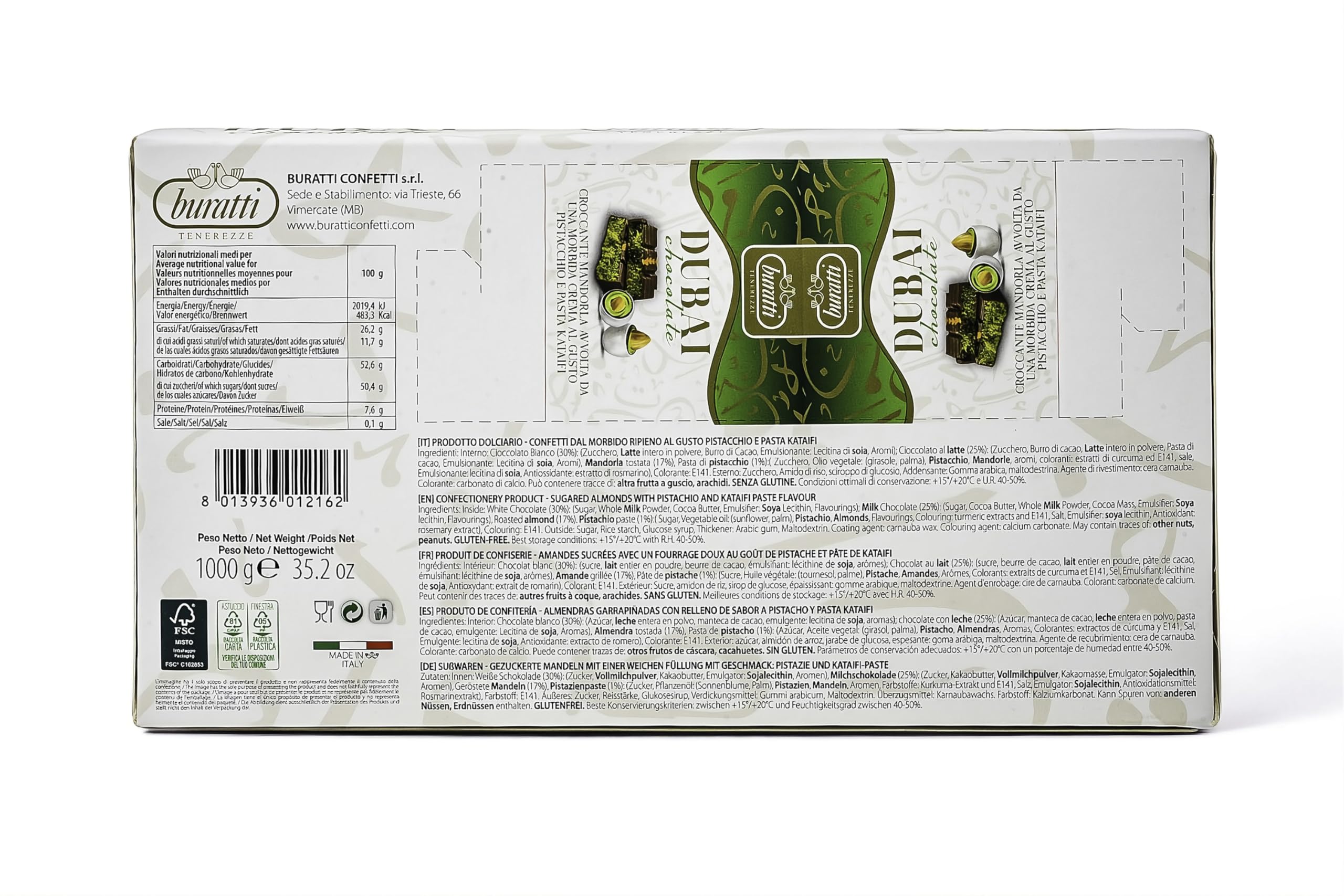 Tenerezze Dubai - 1 kg