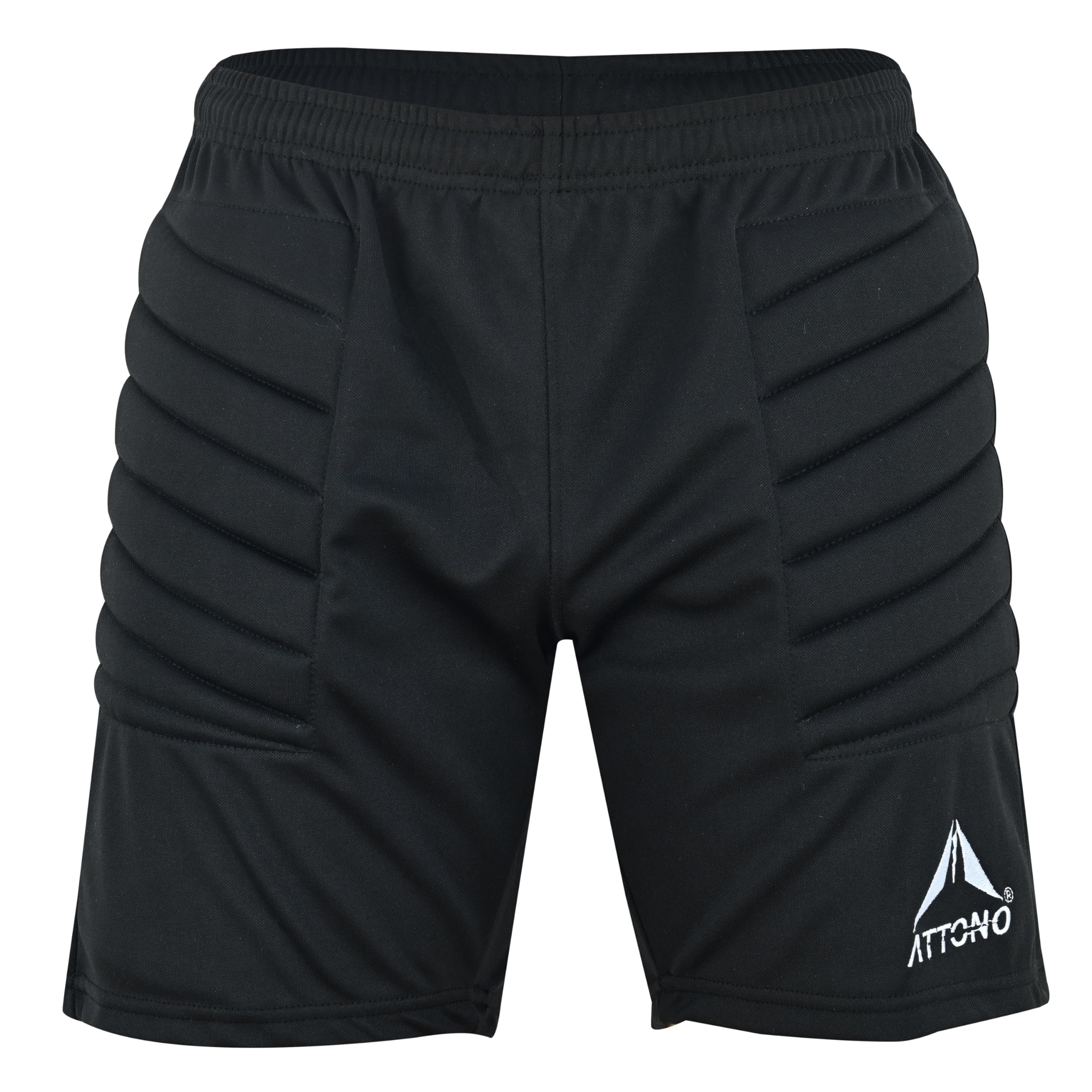 ATTONO Pantalón de portero de fútbol corto acolchado en la cadera
