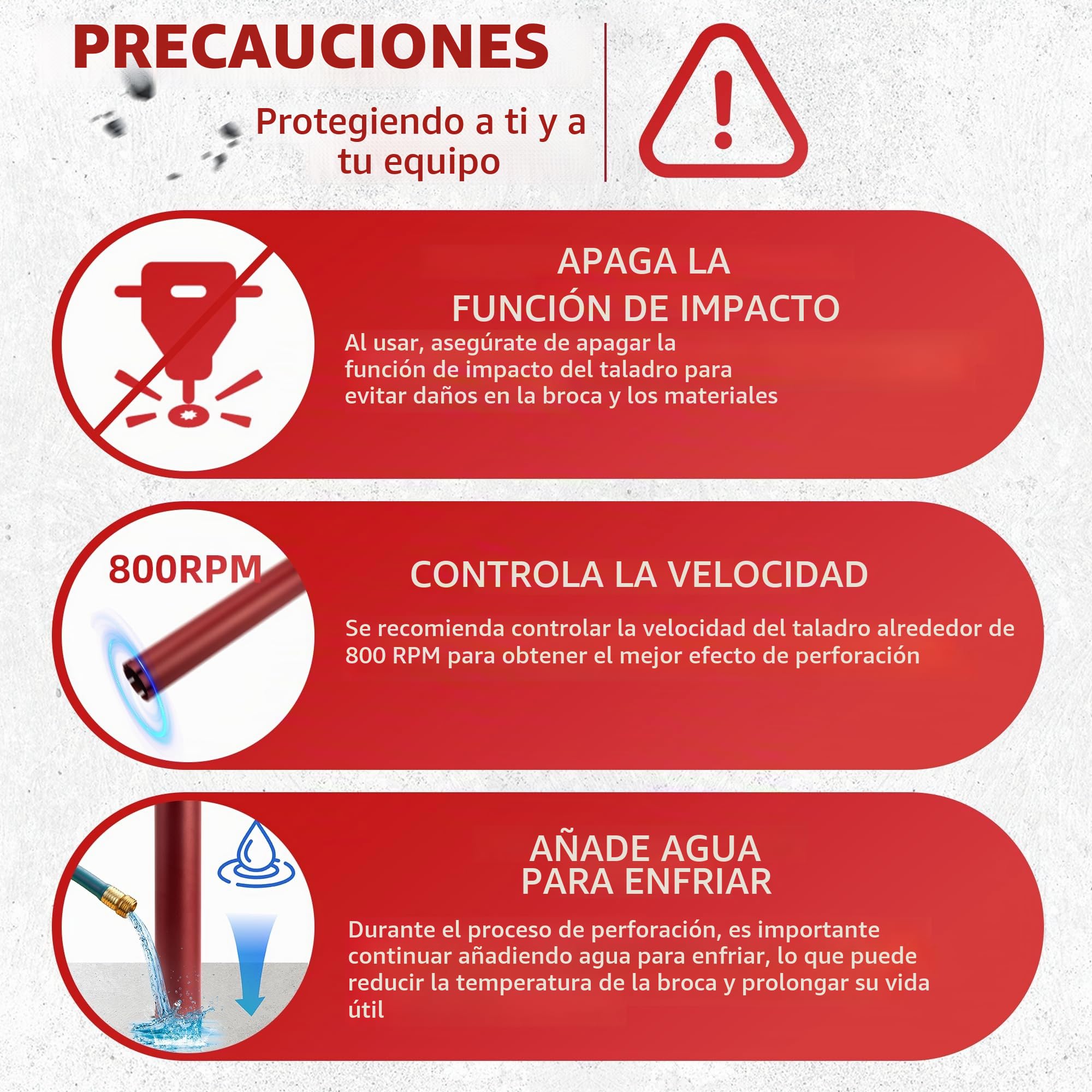 1¼" UNC Broca de Diamante Ø 83 mm, Longitud útil 400 mm,Broca de Sierra de Agujero,Corona de Perforación de Diamantada para Hormigón,Cemento,Piedra,Ladrillo