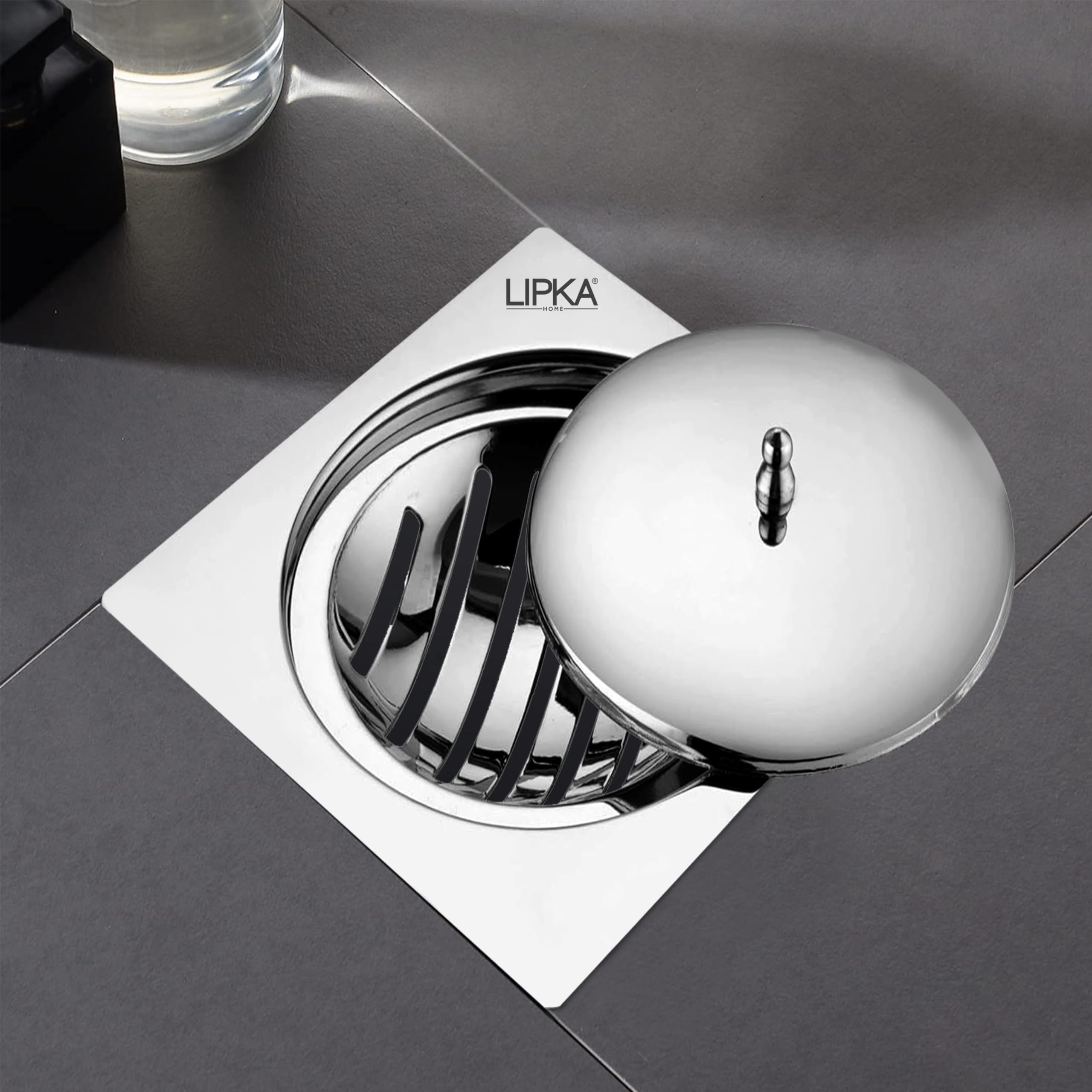 LIPKA Saturn 5 x 5 Inches Flat Cut Floor Drain with Classic Jali Premium Stainless Steel Floor Drain & Cover with Lid (B083ZG67ZV) Amazon Price History, Amazon Price Tracker