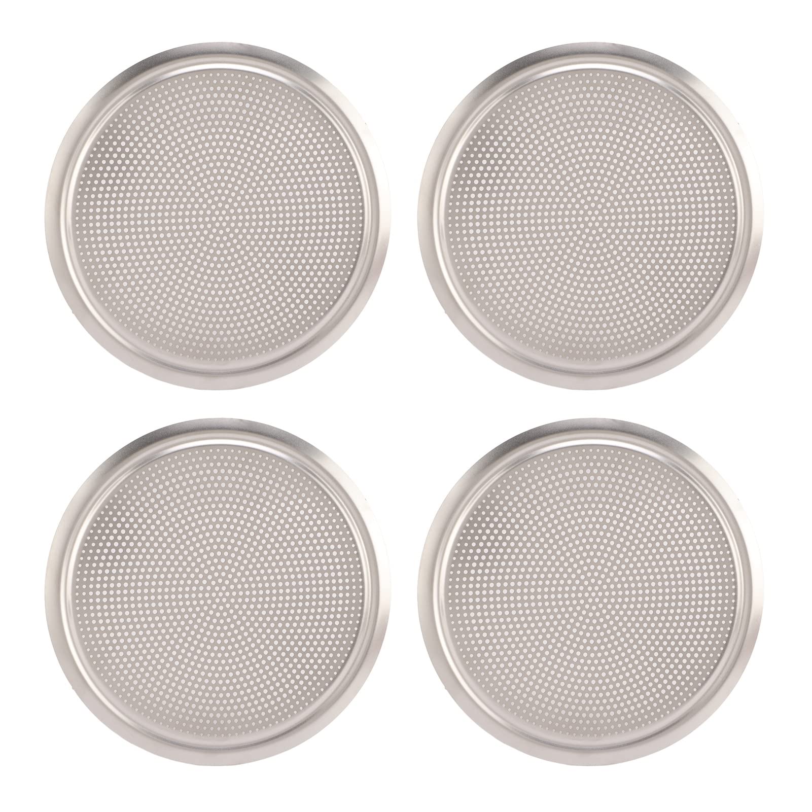Nutriess 4PCS Speaker Grill Cover Round Replacement for la nd ro ver Discovery Sport L550 2020 Plus Door Speaker Grille Protector Mesh Speaker Grill Guard