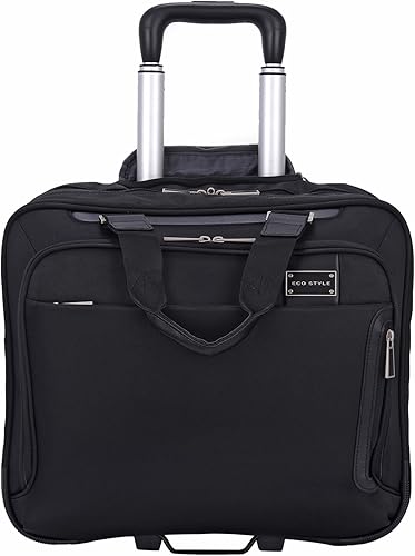 EcoTrend Cases Tech Exec Estuche con ruedas (ETEX-RC15), Negro