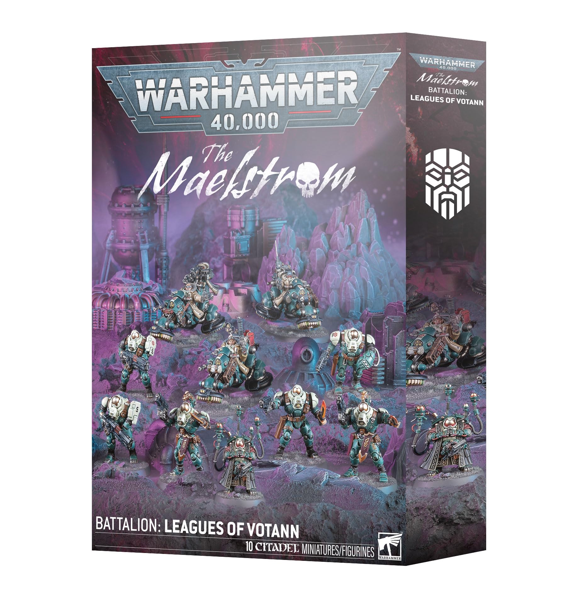 Warhammer 40,000 The Maelstrom Battalion Leagues of Votann 10 Miniatures Memnyr Strategist Hernkyn Pioneers Ironkin Steeljacks - 1