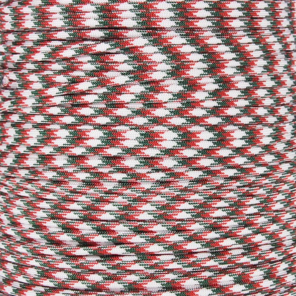 Paracord Planet Holiday Colors 550 Paracord – Great for DIY, Bracelets, and Lanyards – St. Nick (250 Feet) — image 1