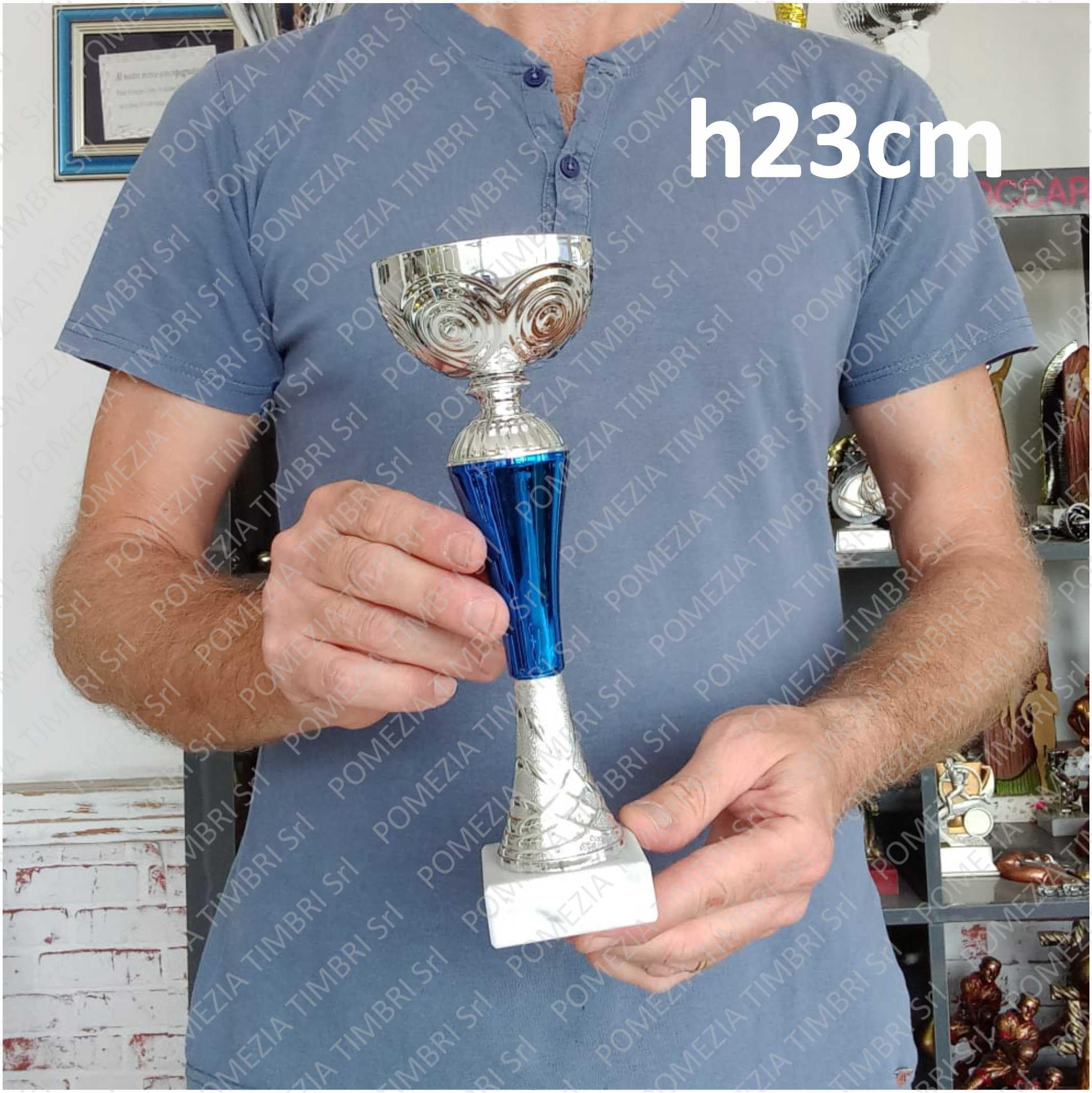 Coppe Premiazione Calcio Personalizzate - Tris Con Targhetta In Alluminio - Foto 2