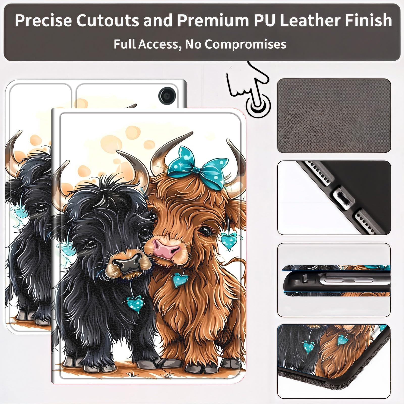 Funda para tablet Amazon Kindle Fire HD 10 (10.1 pulgadas, versión 2015/2017/2019), funda ligera de piel sintética con encendido y apagado automático, a prueba de golpes, duradera funda multiángulo