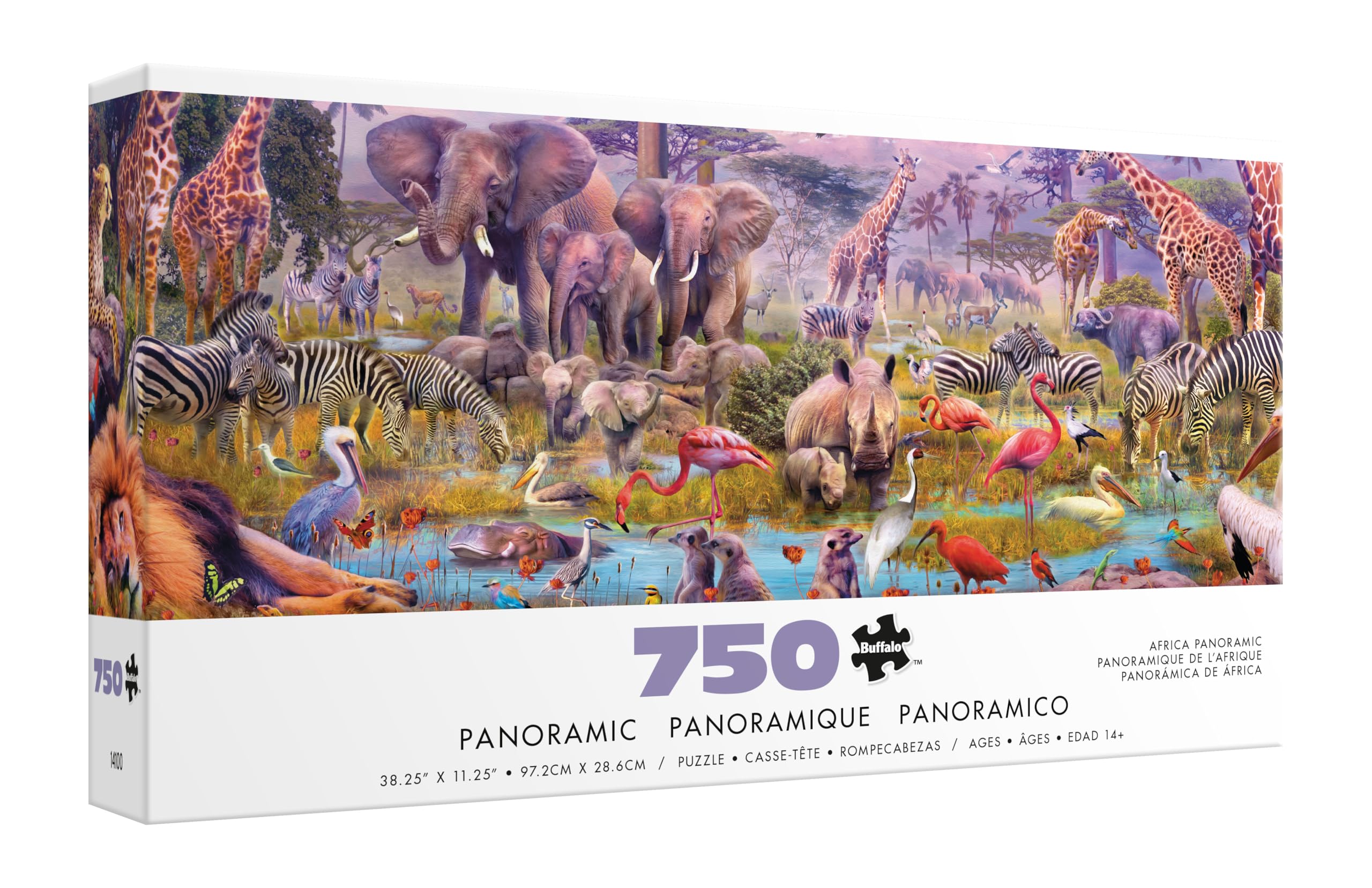 Amazon.com: Buffalo Games – Africa - 750 Piece Panoramic Jigsaw