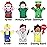 Happy Helpers Finger Puppets 12-Piece Set - Teach and Learn with a Variety of Neighborhood People Characters - Free Bonus E-Book - for Families, Children, Kindergarten, Play and ESL