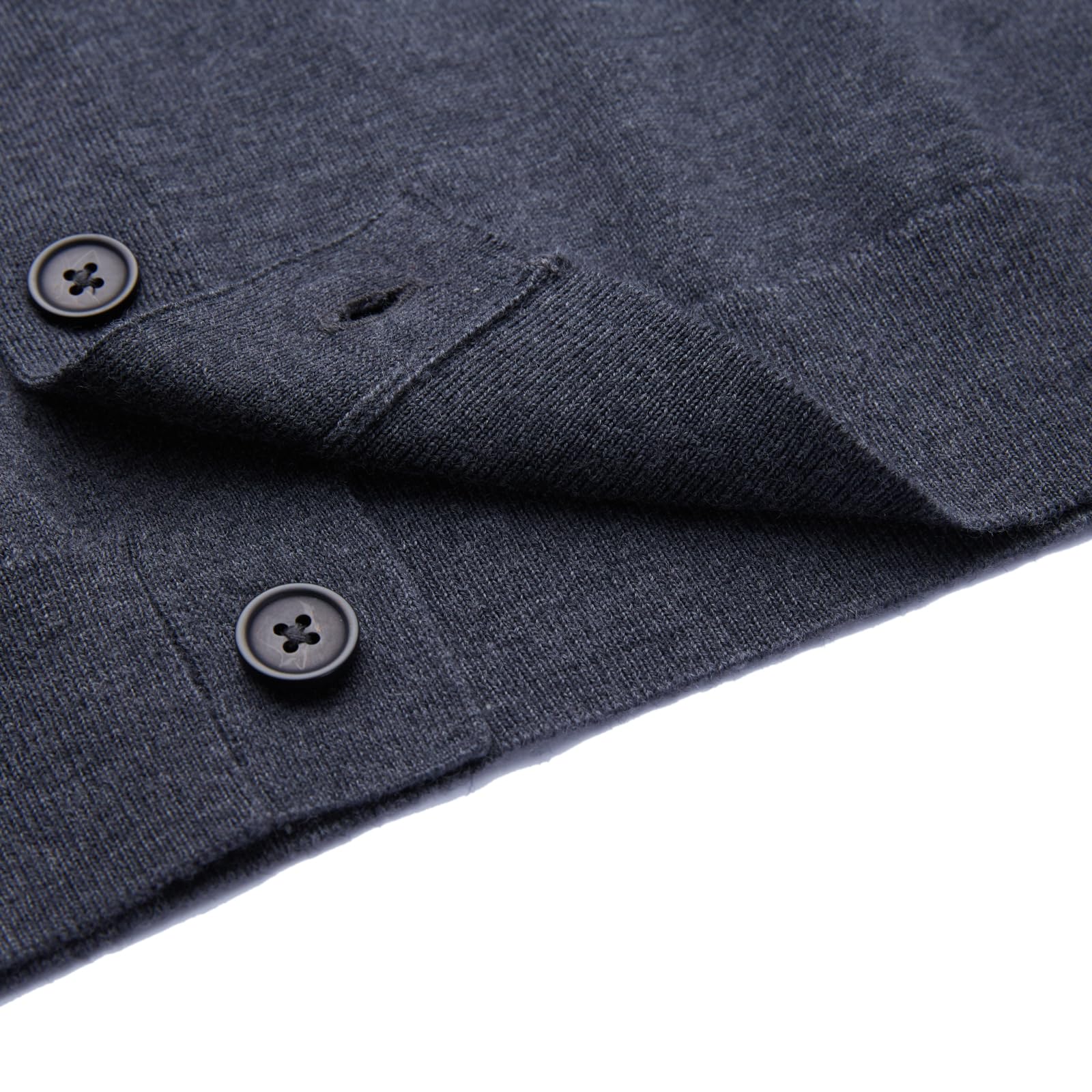 Diana Studio - Cardigan Basico in 100% Lana Merino, Uomo, Maniche Lunghe, Regular Fit