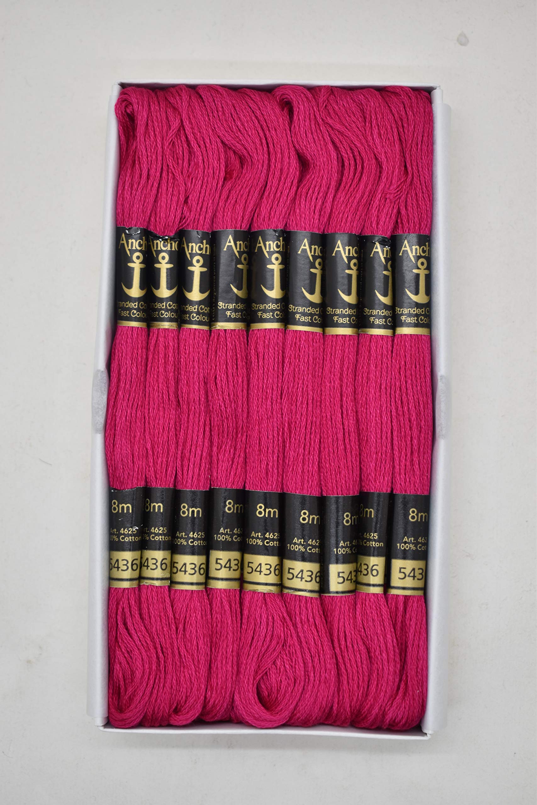 Anchor Thread Stranded Cotton Skiens Cross/Long Stitched Embroidery Threads (Set of 10 Pieces) (Shade no. 4635)-image-30