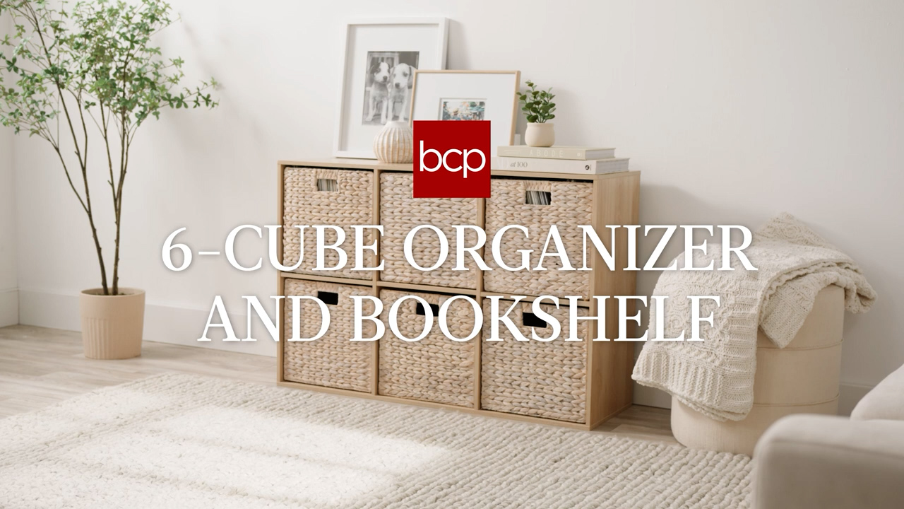 Amazon.com: Best Choice Products 6-Cube Storage Organizer, 13.5in