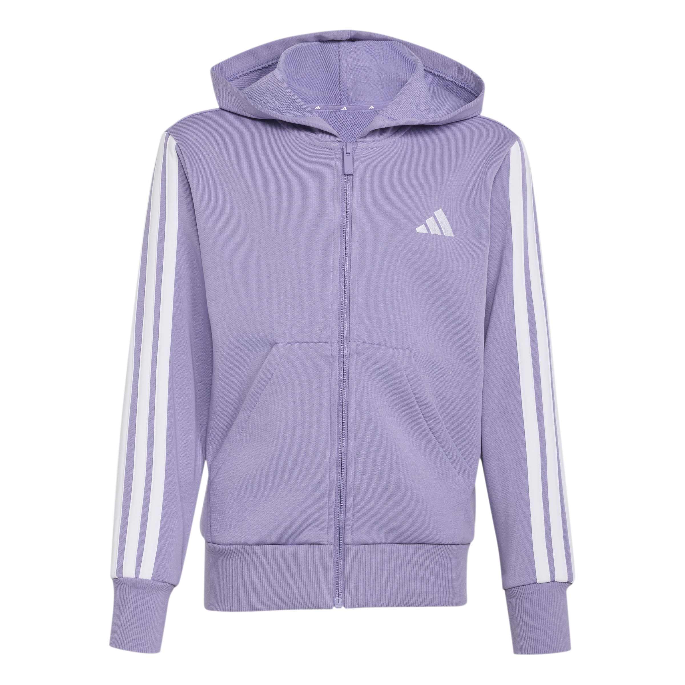 Adidas Girls Violet Hoodie Essentials