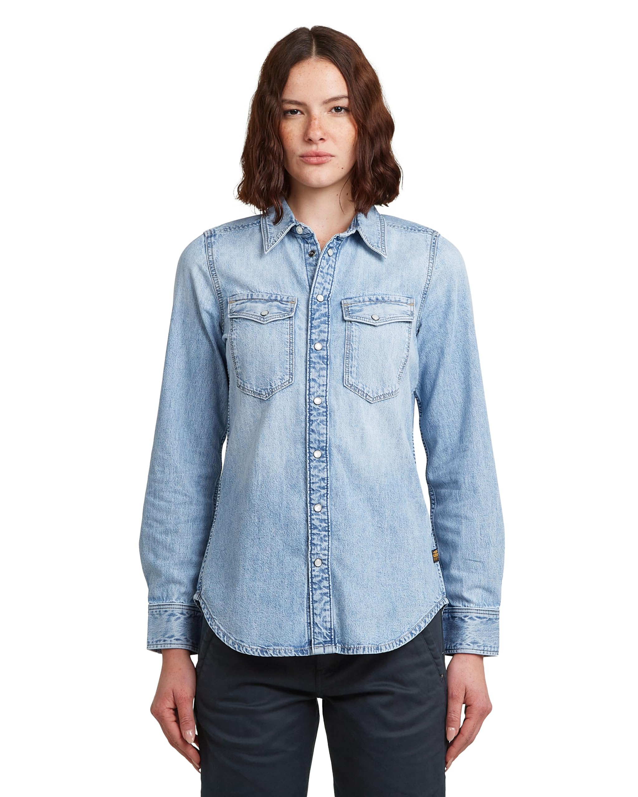 Slim Western Shirt LS wmn · D27714
