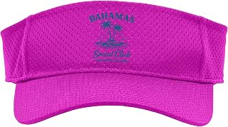 Bahamas Social Club Paradise Island Sport Sun Visor, Youth, One Size, Pink