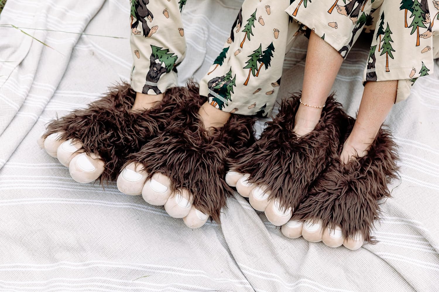 Lazy One Animal Critter Slippers for Kids and Adults, Cute and Cozy Slippers - Image 5