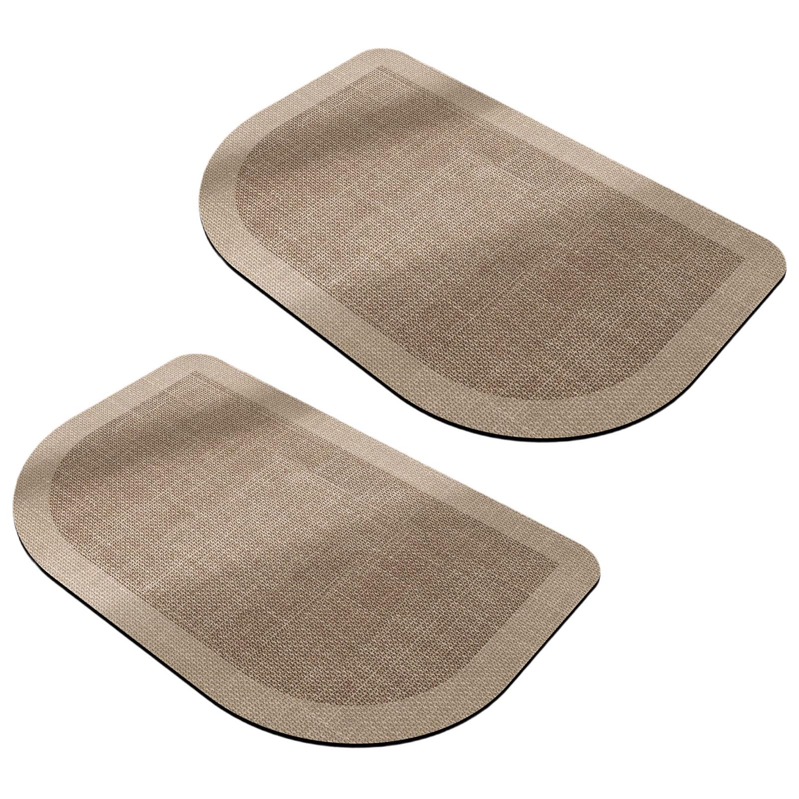 Kalttoy 2PCS Soft Absorbent Bathroom Mat Diatomite Bath Mat NonSlip Fast Dry Bathing Floor Mats for Safe Bathing Shower Nonslip Bath