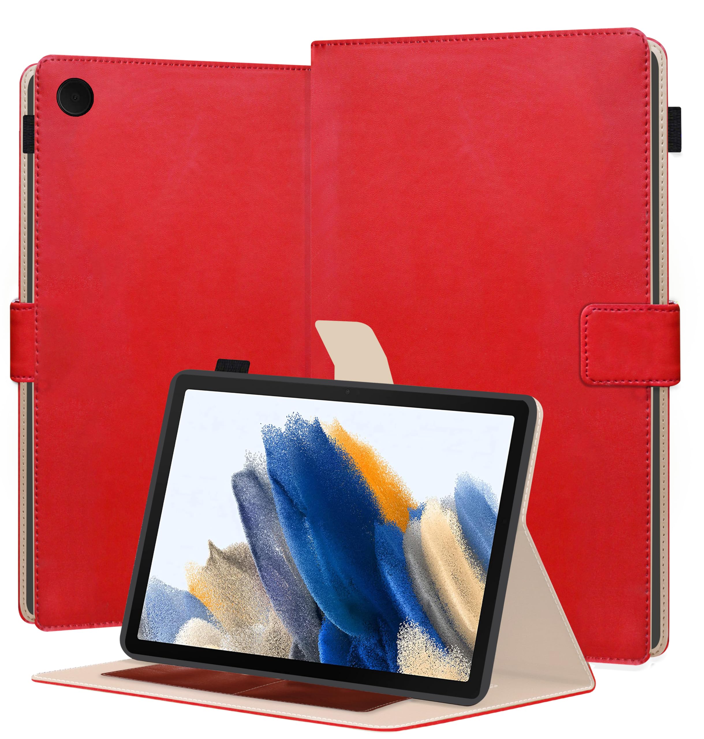 TGK Flip Case Cover for Samsung Galaxy Tab A8 10.5 inch with Stylus Holder (Red) (B0CZ9BN2KN) Amazon Price History, Amazon Price Tracker
