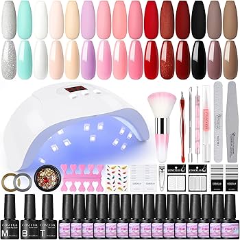 Amazon | Coscelia ジェルネイルセット スターターキット UV/LEDライト