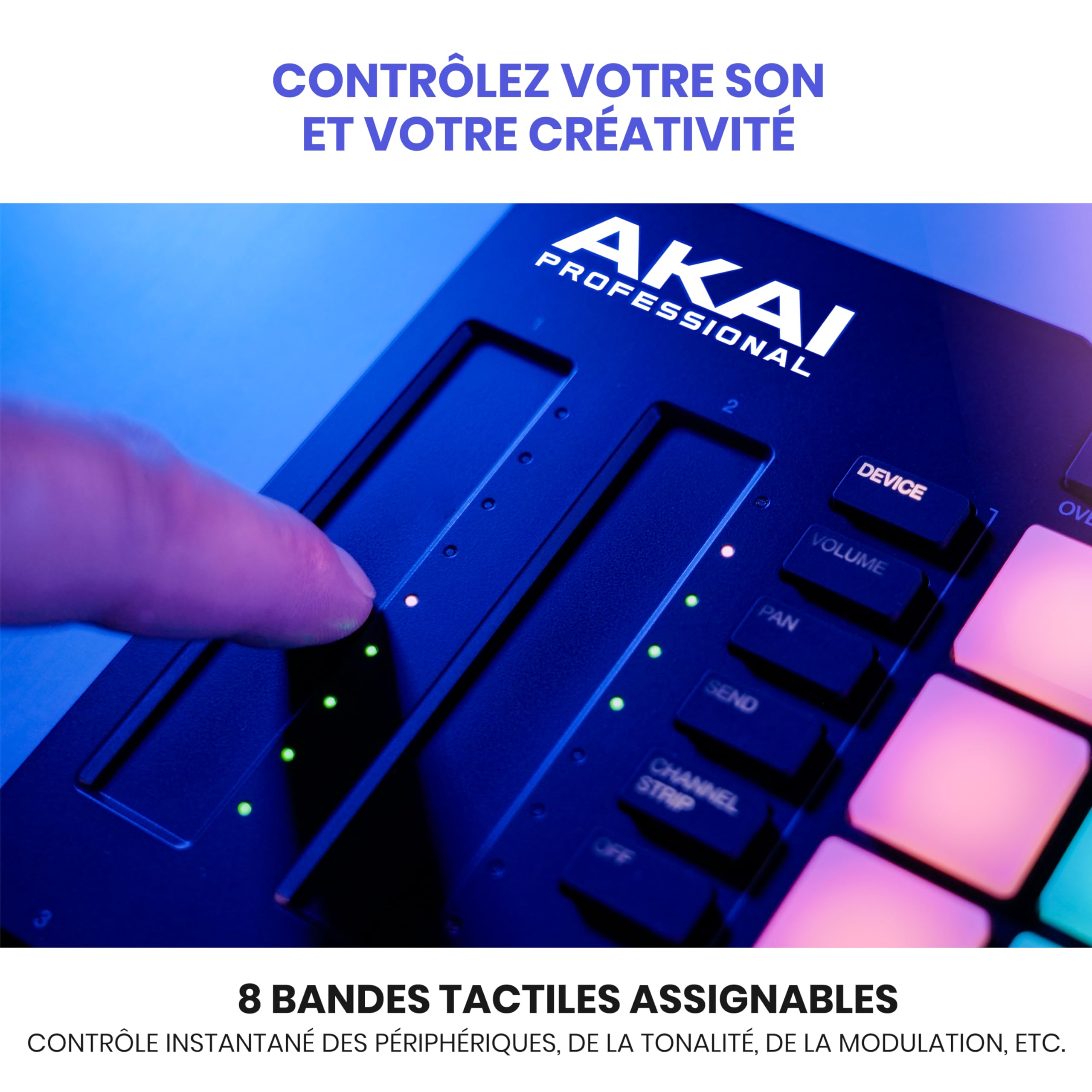 Akai Professional APC64 MIDI-controller voor Ableton met 8 touch