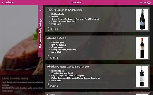 Vinipad Carta de Vinhos e Menu