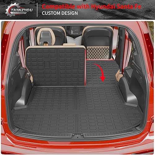 Vista 36 de Alfombrilla de carga compatible con Nissan Pathfinder 2022-2024 2025, forro de carga TPE para todo tipo de clima, accesorios Pathfinder 2023