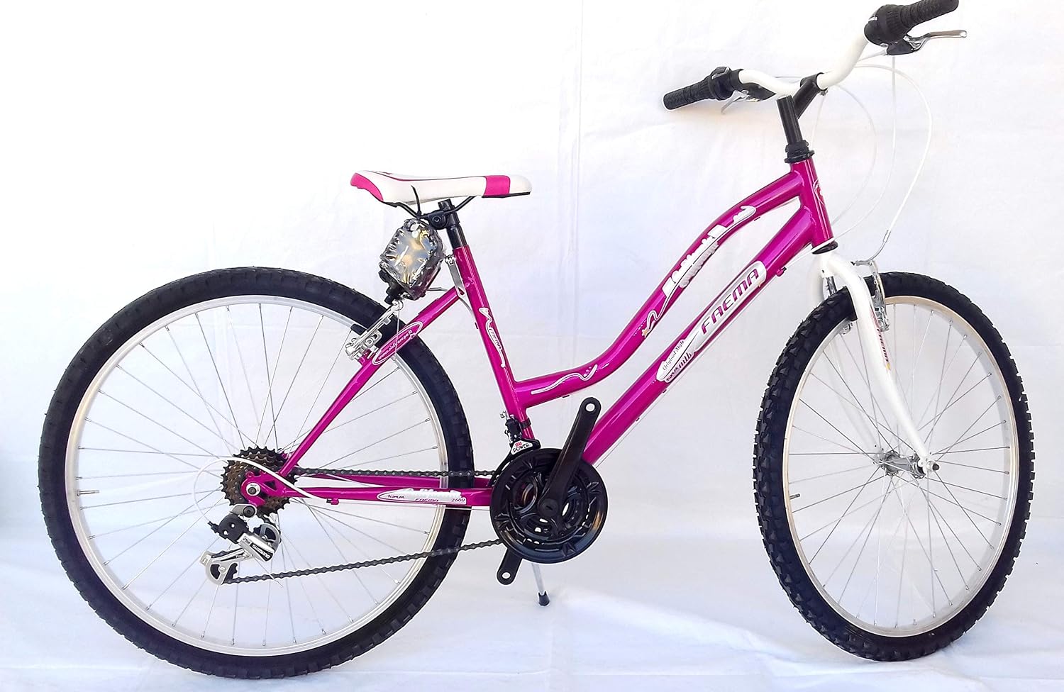 FAEMA Bici Mountain Bike 26 Donna Fuxia : Sport e tempo libero