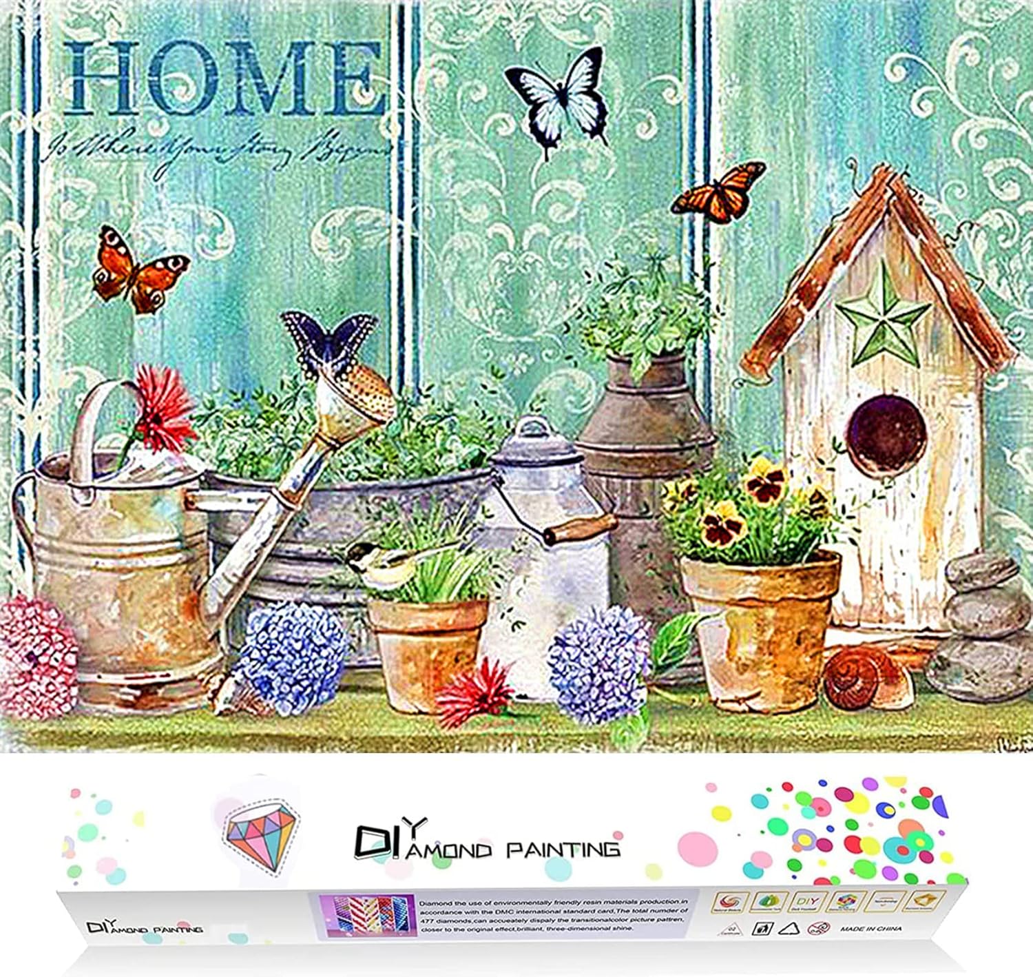 Artunion DIY Diamond Painting Kits for Adults, 20x16Inch Full Square