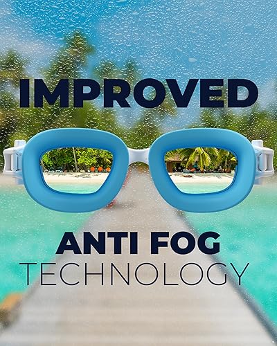 Miniatura 6 de AqtivAqua MINI-DX - Gafas de natación para niños y niñas, antivaho y sin fugas