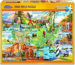 White Mountain Puzzles National Parks - 1000 Piece Jigsaw Puzzle