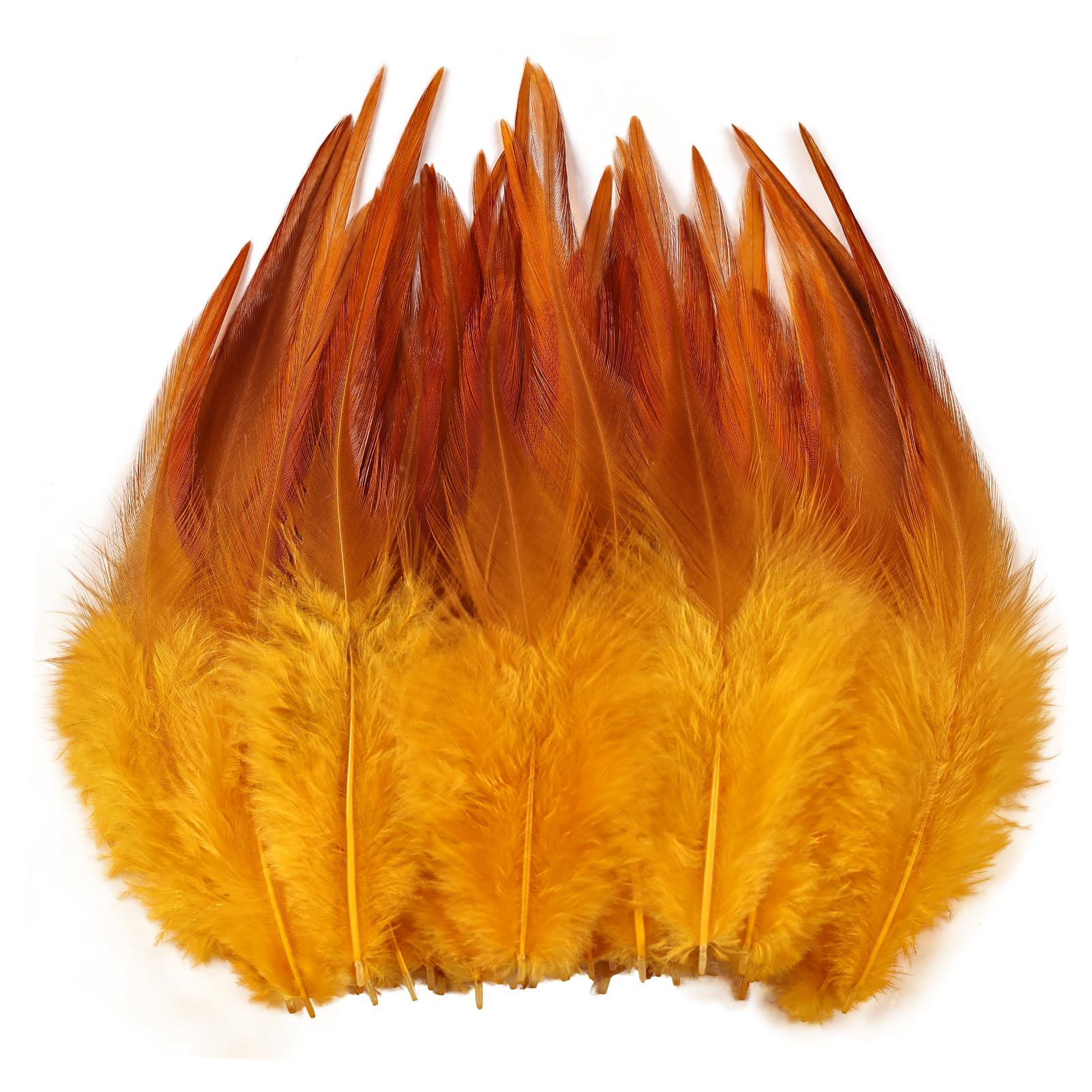 whitefeather Craft Feathers Bulk Pack - 300PCS Assorted Colorful Feathers for Crafting, Hat Decorating, Carnival DIY Projects (4-6 Inch Small Feathers, Synthetic Craft Materials) (White) — view 20