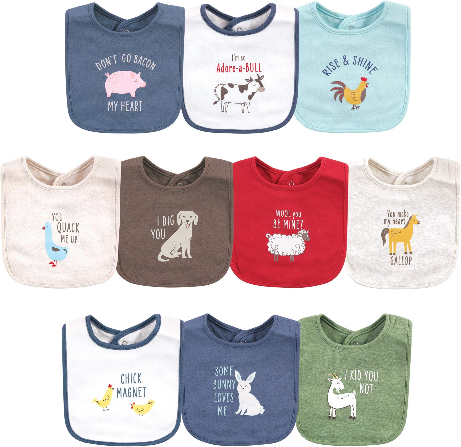 Hudson BabyCotton Bibs