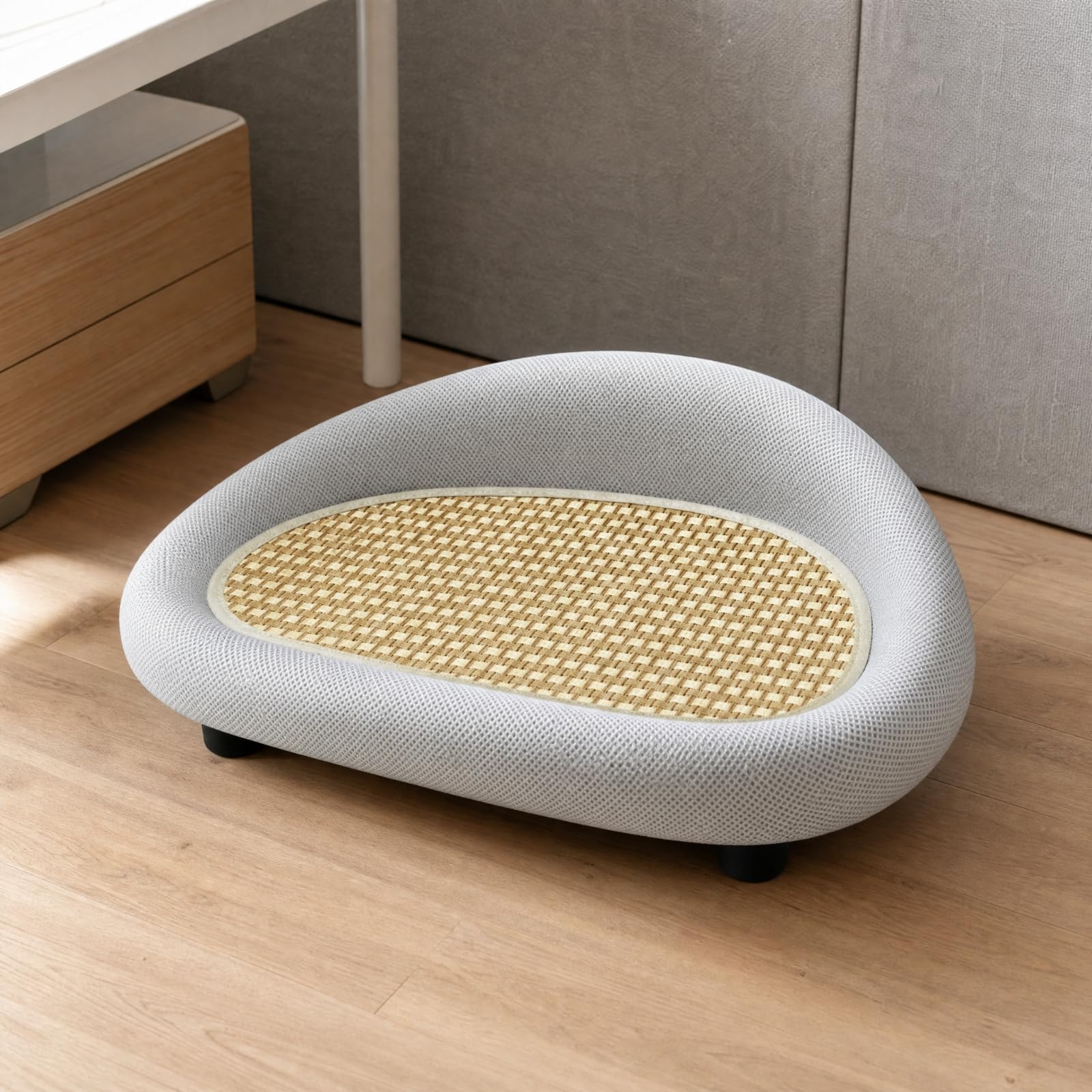 Lettino Tappeto in Sisal Basso Profilo Facile da Pulire