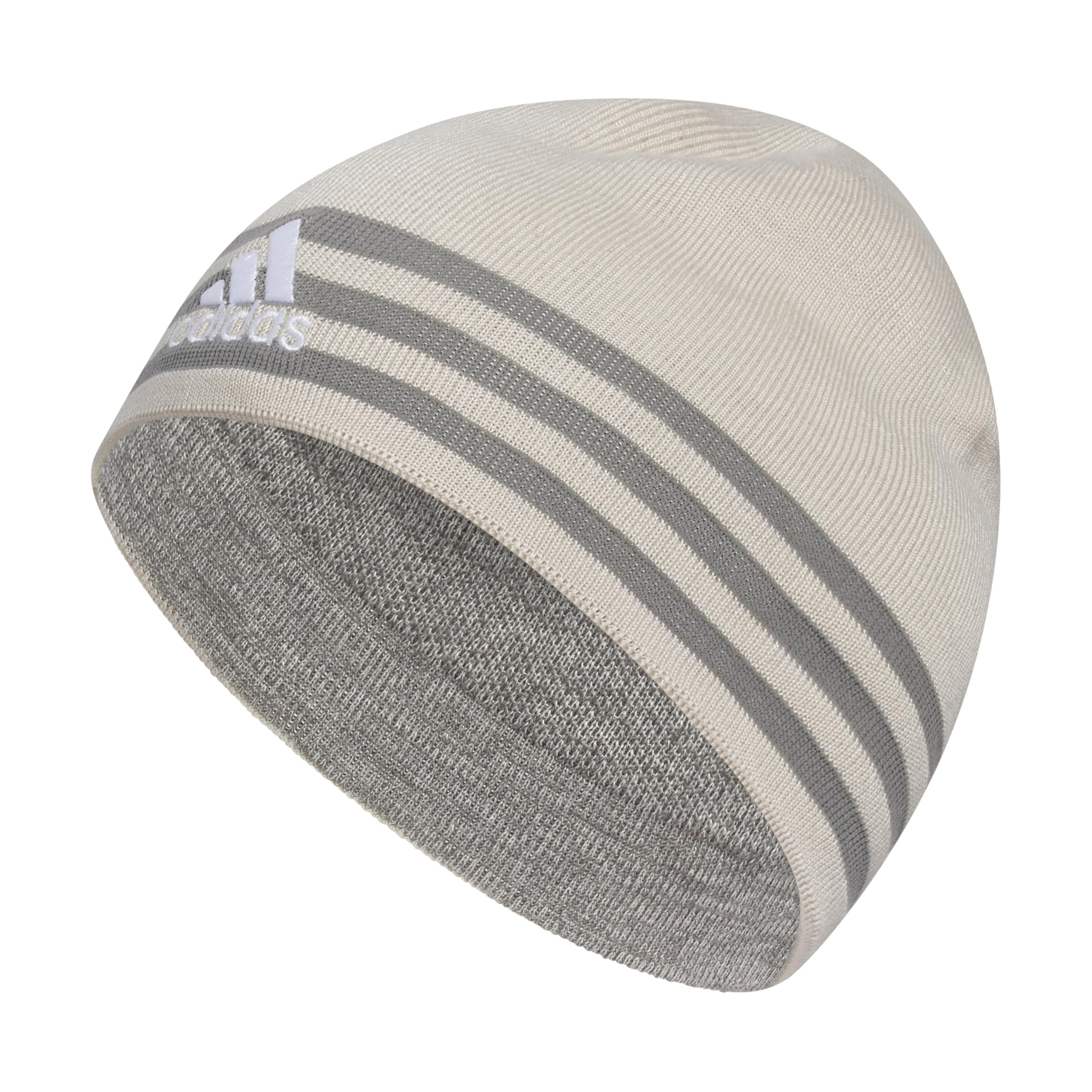 Adidas Mens Reversible Skully Beanie – Knit Winter Skull Cap, Standard Fit