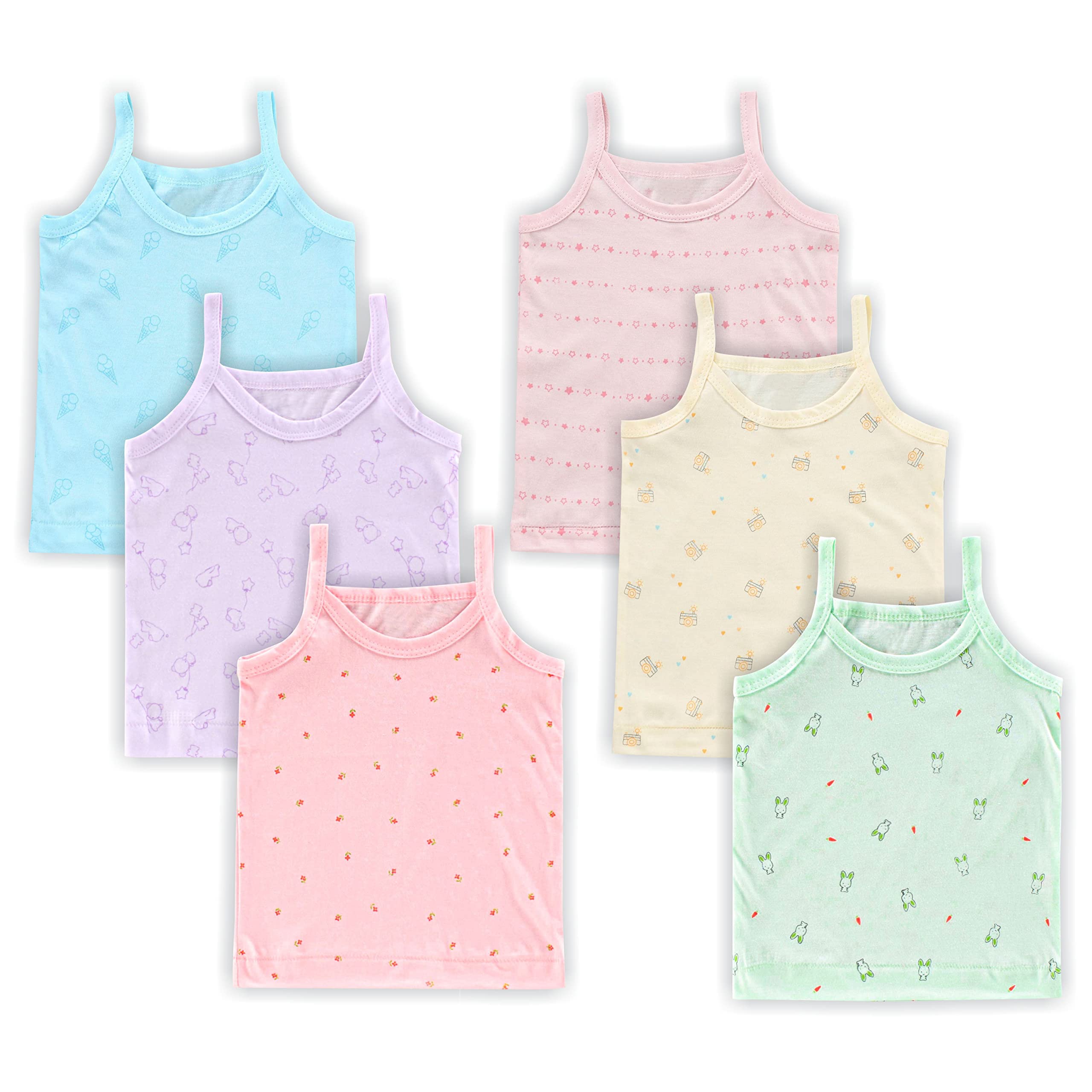 Guru Kripa Baby Products Girls Cotton Slip Cami Summer Tank