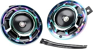 Anuncio Patrocinado - Bocina de coche de 12 V con gran tono, resistente al agua, kit de bocina doble de metal con parrilla...