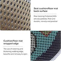 Vista 4 de kingsea Kit de gancho de pestillo para alfombra de hilo de ganchillo de Acción de Gracias con patrón impreso para adolescentes, kit de gancho