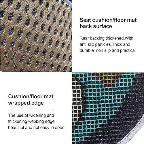 Miniatura 4 de kingsea Kit de gancho de pestillo para alfombra de hilo de ganchillo de Acción de Gracias con patrón impreso para adolescentes, kit de gancho de