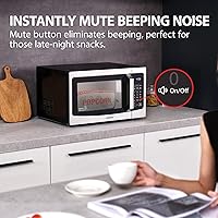 Vista 5 de TOSHIBA ML-EM34P(SS) - Microondas inteligente de sobremesa, recalentamiento con sensor, funciona con Alexa y control remoto, elementos esenciales