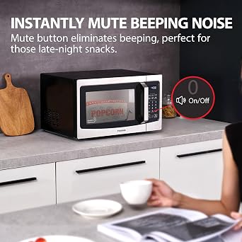 TOSHIBA Smart Microwave Oven with Sensor Reheat, 1.3 Cu.Ft, 1100W | Works with Alexa & App Remote Control, Mute Function, ECO Mode, 12.4 Turntable, Stainless Steel