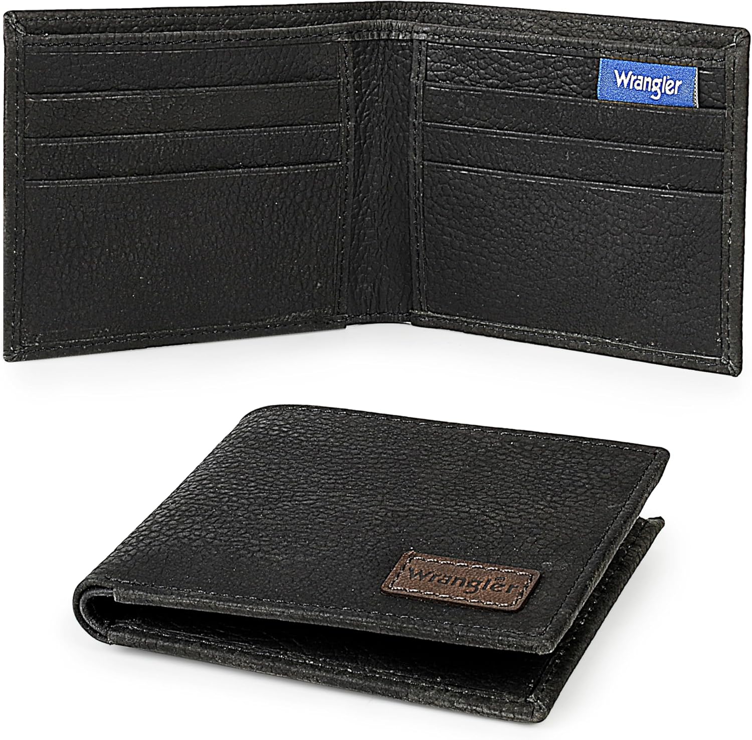 Wrangler Bifold Wallet for Men, Genuine Leather, Gift for Him | Gift for Him - Image 2
