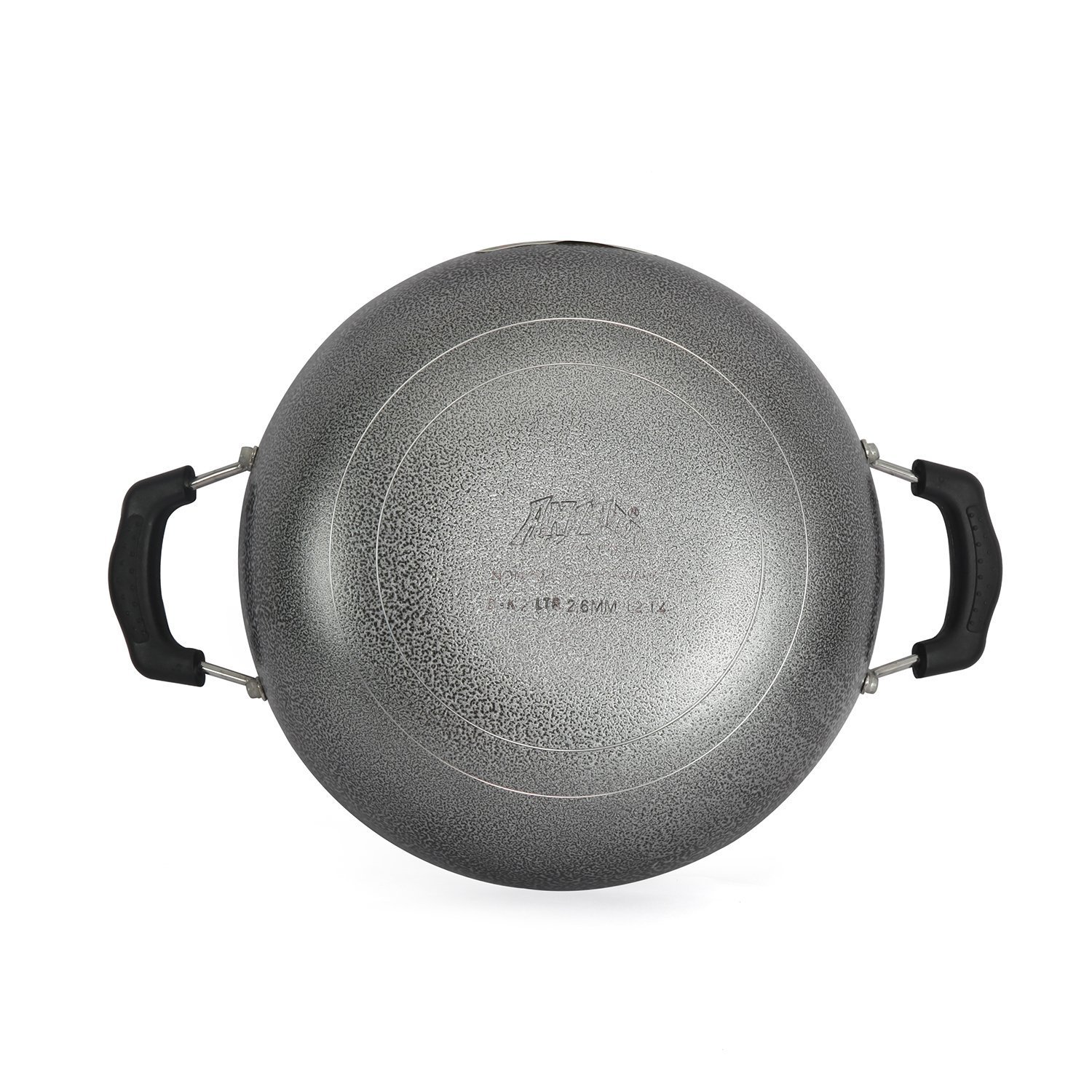 Anjali Aluminium Non Stick Kadhai with Stainless Steel Lid & 2 Side Handles Non-Stick Coating, and Durable Construction for Easy Cooking 1.5 Litre-DKD15 2