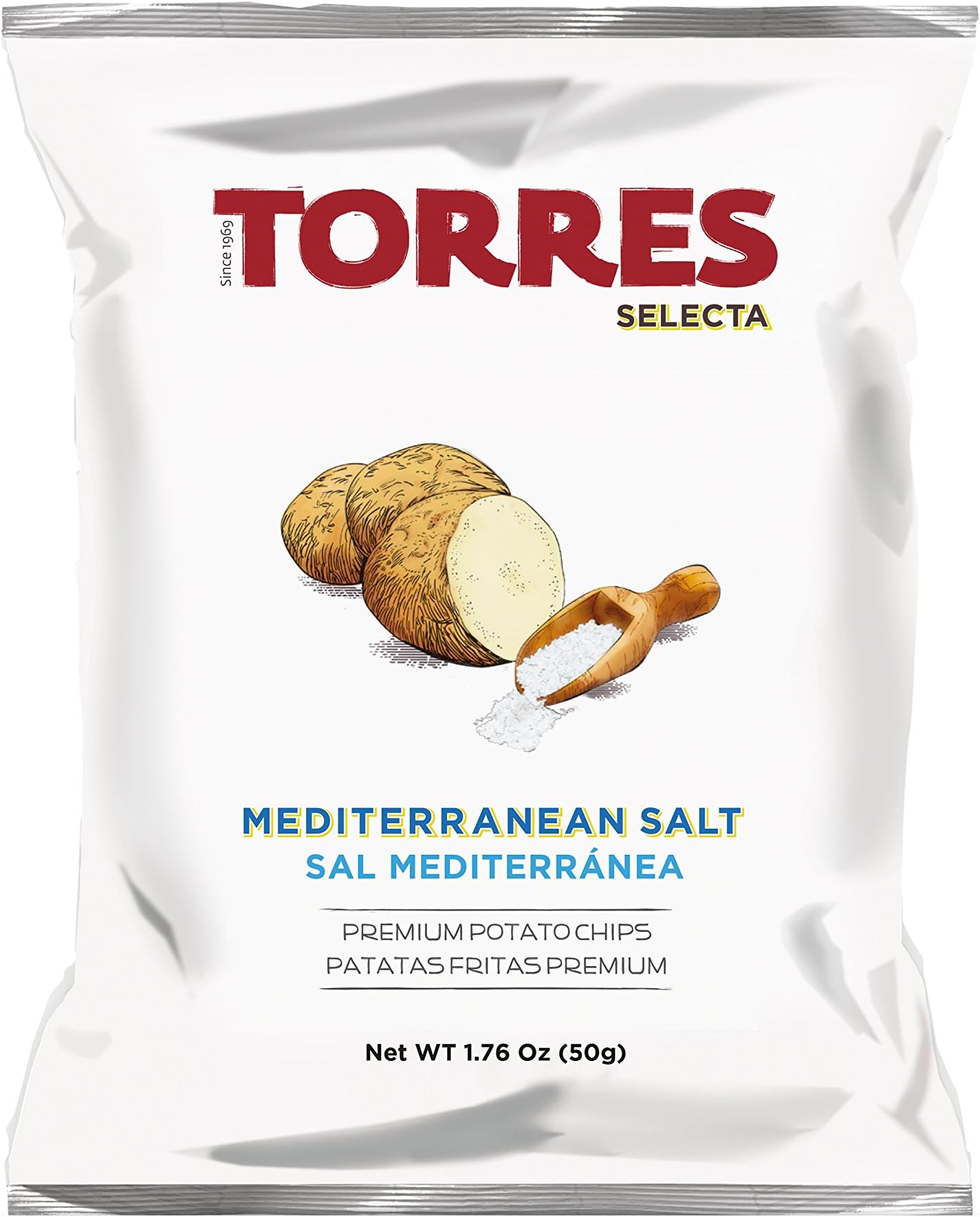 Torres Mediterranean Salt potato chips 50gX20