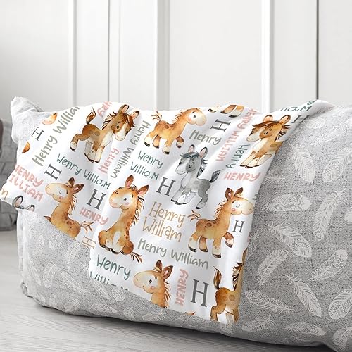 Miniatura 23 de Mantas de bebé personalizadas de policía para niños y niñas con nombre, manta de bebé personalizada con nombre personalizado para bebés, recién