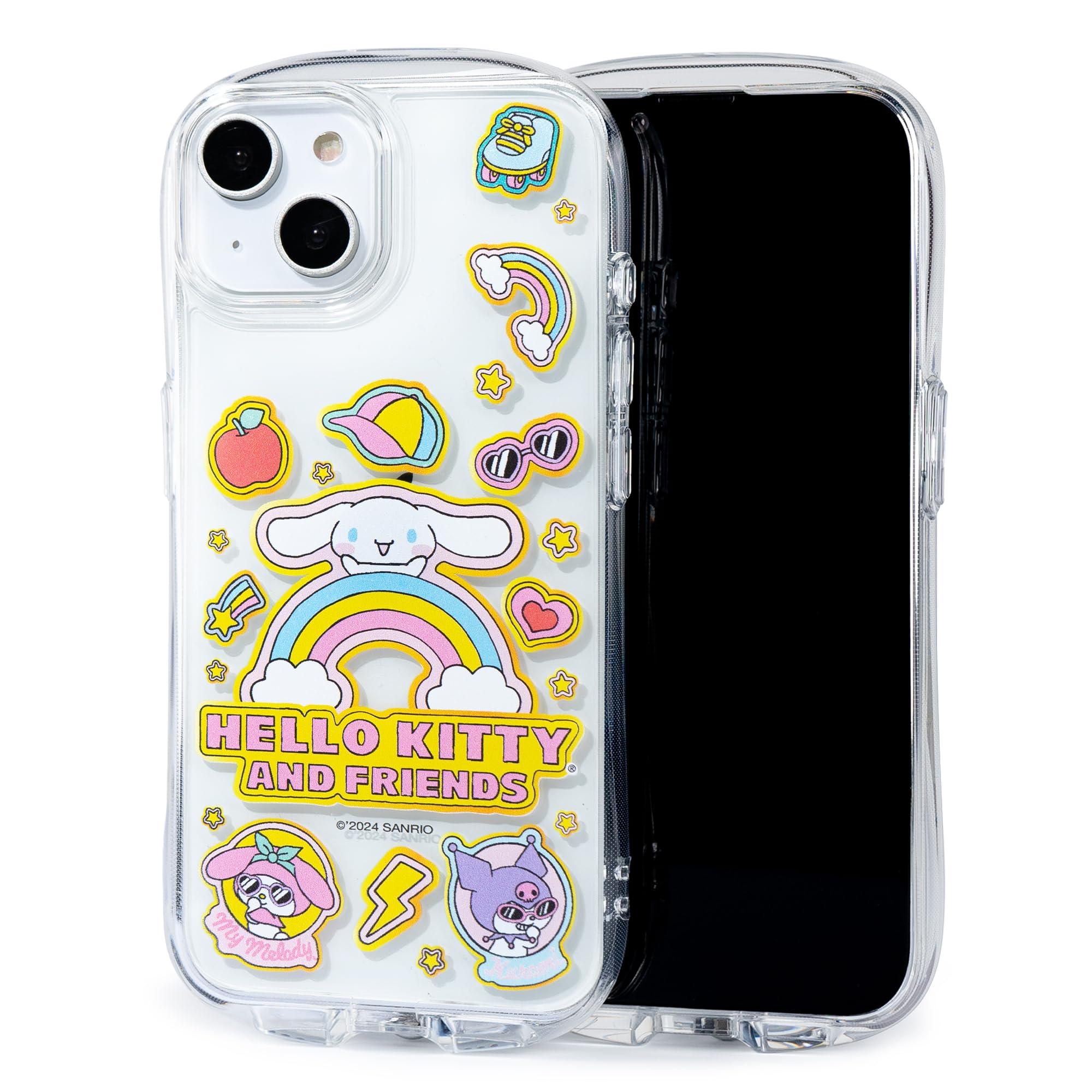 Amazon | iFace Hello Kitty and Friends クリア iPhone 15 Plus対応