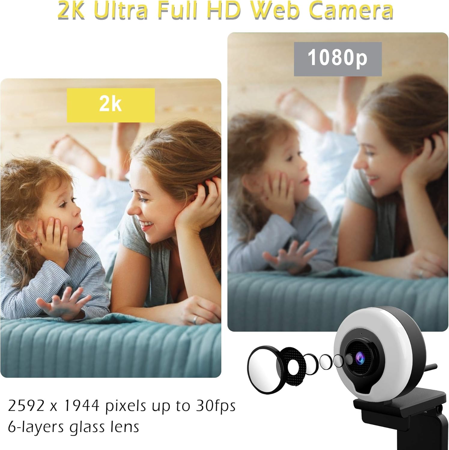 Best Promo 2K Webcam with Ring Light & Microphone, JINGMKJ HD USB Web Video Camera with Tripod AutoFocus for Live Streaming/Video Conferencing/Online Class,Skype/Facetime/Teams/YouTube, PC Mac Laptop Computer Cheapest 🛒 2K Webcam with Ring Light & Microphone, JINGMKJ HD USB Web Video Camera with Tripod AutoFocus for Live Streaming/Video Conferencing/Online Class,Skype/Facetime/Teams/YouTube, PC Mac Laptop Computer