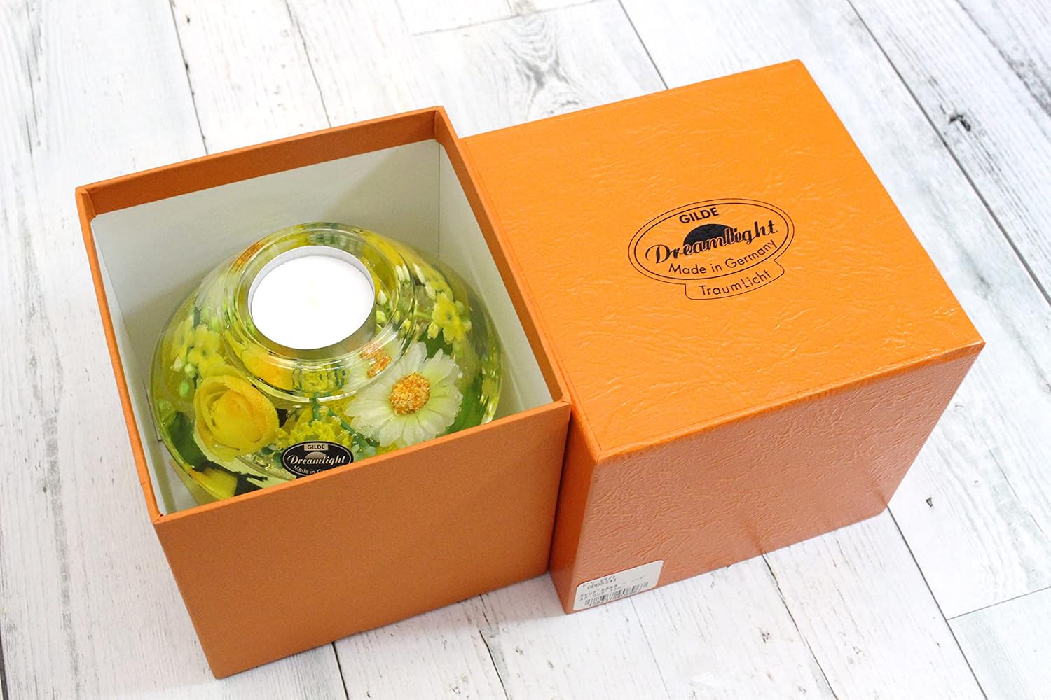 Ixu New Dreamlight Spring Flower Candle Holder Noblessed Gift Wrapping