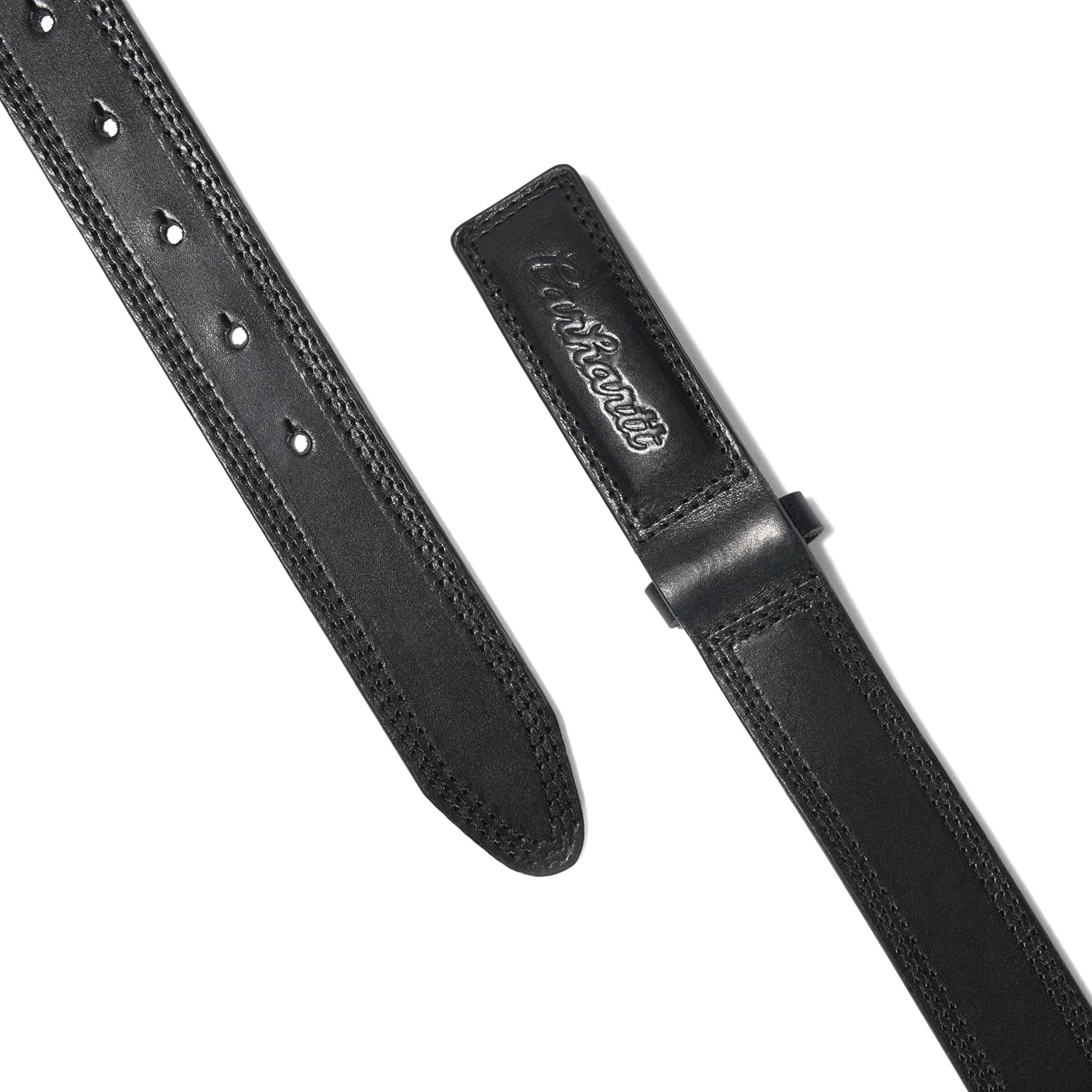 Carhartt Men's Bridle Leather Scratchless Belt, Black, 36