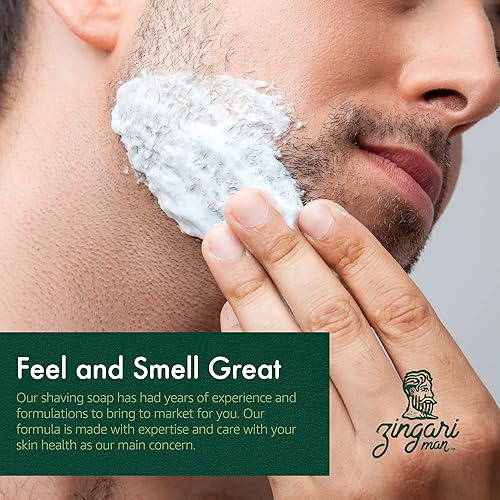 Miniatura 2 de Zingari Man - The Watchman Shave Soap - Accesorios de aseo suave para hombres - Crema súper fuerte sin golpes y loción ajustada para la piel para el