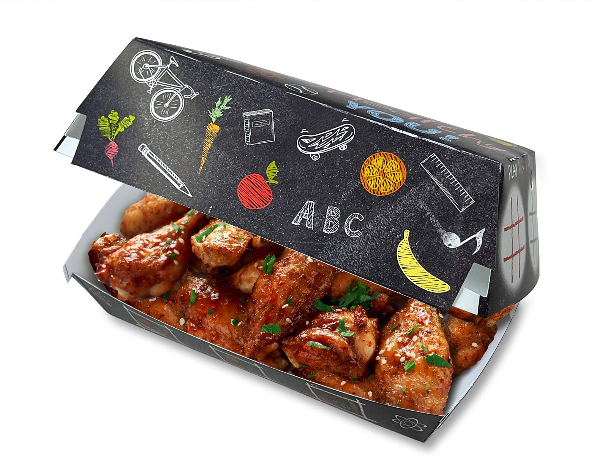 Olympak Medium Disposable Clamshell | Easy Clamshell, Thick & Sturdy | Microwave & Freezer-safe | 200/Case (7.5