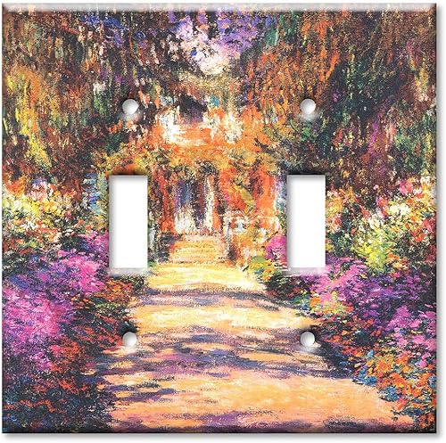 Vista 10 de Art Plates - Impreso decorativo de gran tamaño - Placa de interruptor de metal jumbo - Placa decorativa de pared metálica de gran tamaño - 1 banda 1